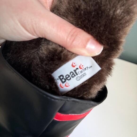 Vintage 2001 The Bear Factory Monkey Stuffed Animal Plush Toy - 14" T28 - Picture 9 of 10